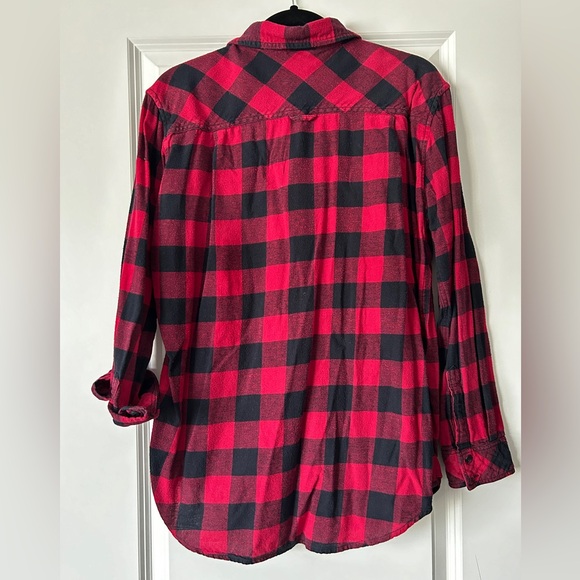 TNA Buffalo Plaid Flannel - Picture 3 of 3